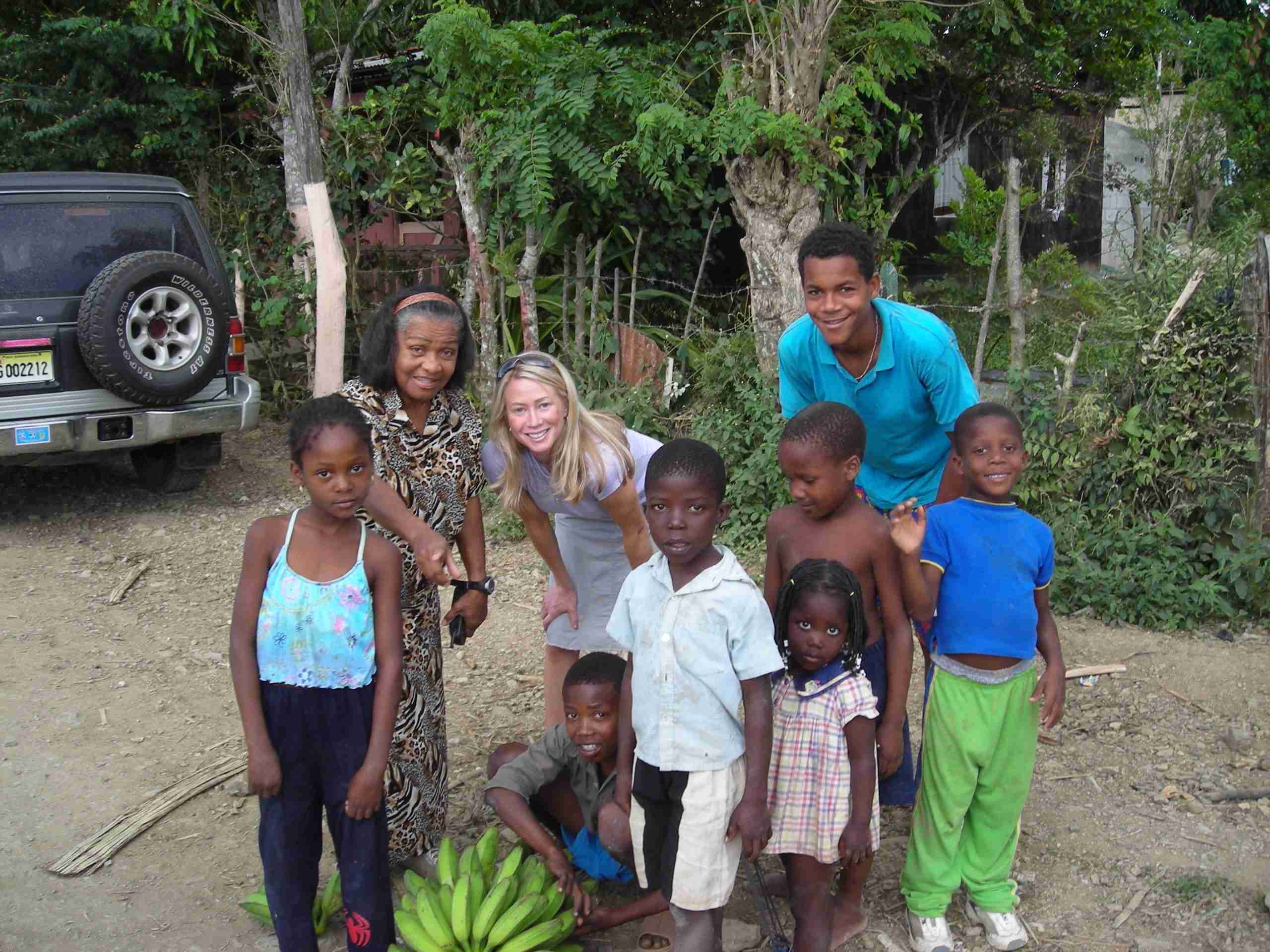 Ministering to people in the Dominican Republic