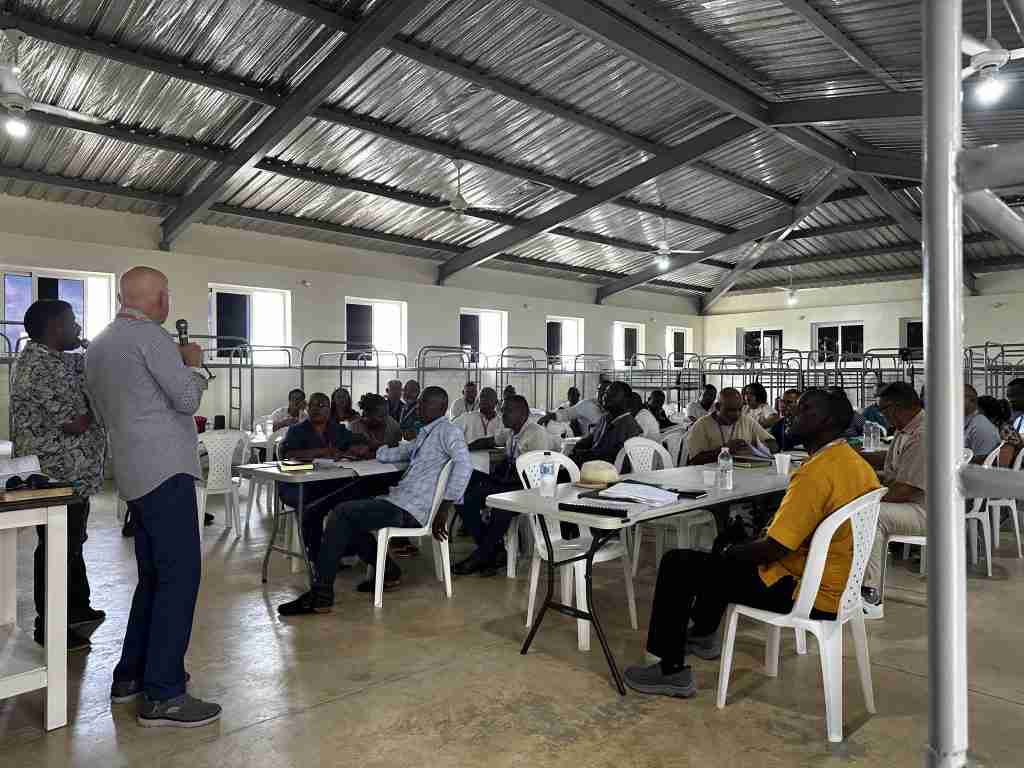 Time of teaching at the pastor's conference