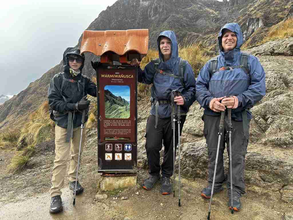 Vincik men at the start of the hike
